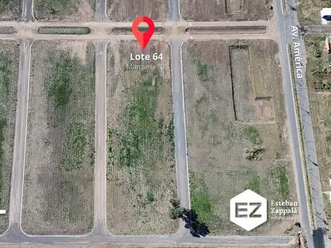 Terreno en Venta 20  mts Fondo