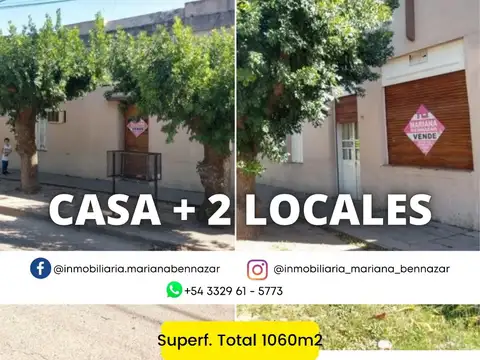 CASA + 2 LOCALES EN VENTA - GOBERNADOR CASTRO - SAN PEDRO