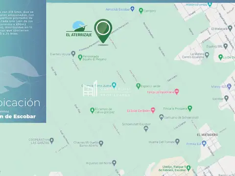 LOTE EN VENTA BARRIO SEMI CERRADO "EL ATERRIZAJE", ESCOBAR 100