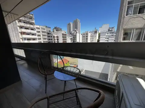 Venta Monoambiente Amoblado con Balcón y parrilla, Caballito, Capital Federal