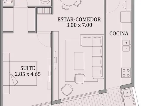 Departamento en Palermo Soho
