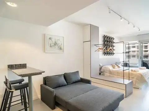 Venta monoambiente amoblado apto crédito en Villa Crespo. Ideal inversor