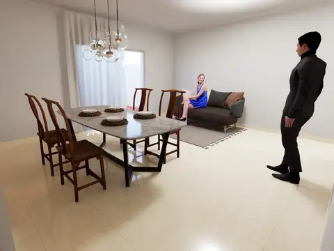 Departamento 3 ambientes con 1 baño