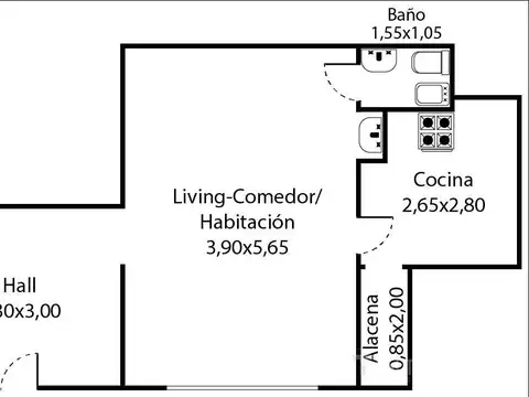 Departamento en Venta de 2 dormitorios