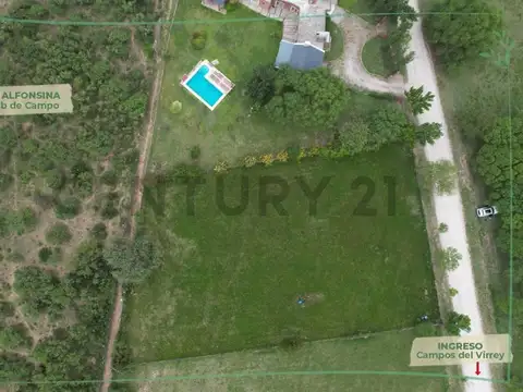 VENTA LOTE 2980 MTS EN BARRIO PRIVADO CAMPOS DEL VIRREY