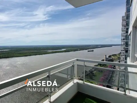 Departamento 1 dor - Vista franca al río -  Puerto Norte