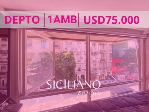 Departamento - Retiro - Monoamb. reciclado y amoblado - 26m²