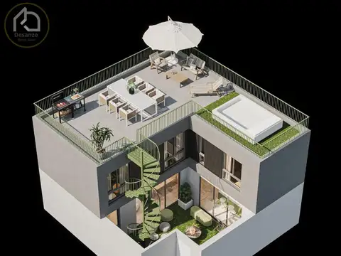 Casa 5 ambientes con 2 baños