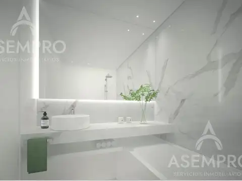 Departamento Monoambiente con 1 baño
