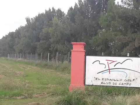 LUJAN- CARLOS KEEN- CLUB DE CAMPO EL ESPINILLIO- LOTE DE 2000 MT2 EN GOLF CLUB DE 9 HOYOS