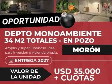 Departamento en Venta de 3 ambientes