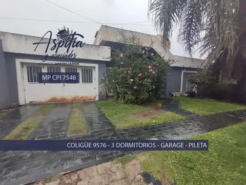 VENTA casa 3 dormitorios con pileta y gran patio en Villa Cornú Córdoba