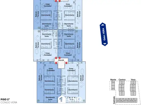 Departamento 4 ambientes con 3 baños