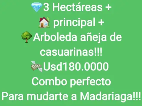 Casa 3 ambientes con 1 baño