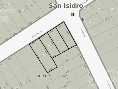 Terreno  Venta San isidro