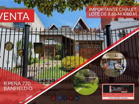 Casa en Venta en Banfield, USD 590.000
