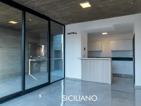 Depto Tipo Casa 3 ambientes con 1 baño