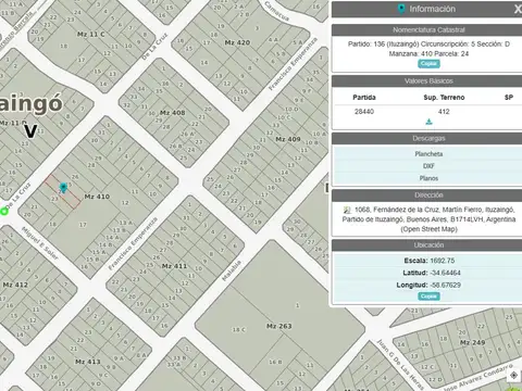 Terreno en Venta de 400,0 m2