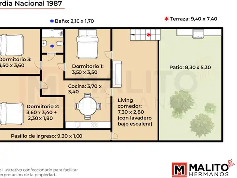 Casa en Venta de 3 dormitorios