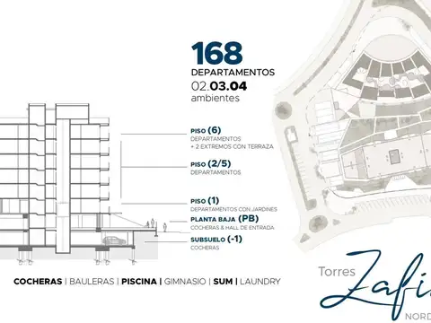 Departamento en Venta con 1 cocheras