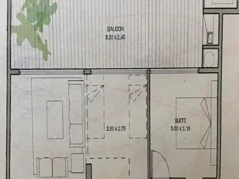 Departamento en Venta de 2 dormitorios