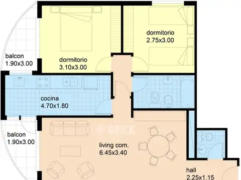AV. AVELLANEDA al 1100 3°