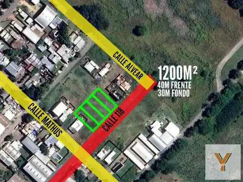 Bloque de terreno en venta - 1200 mts2- Chivilcoy