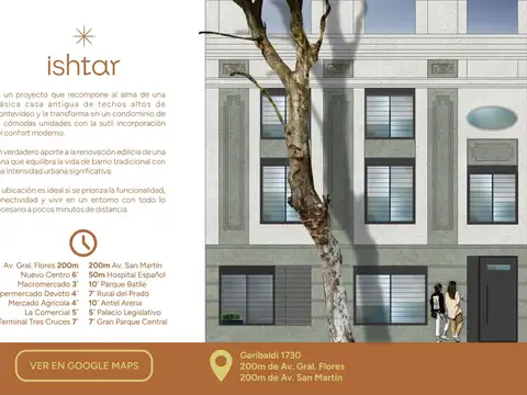 Departamento en Venta de 3 ambientes