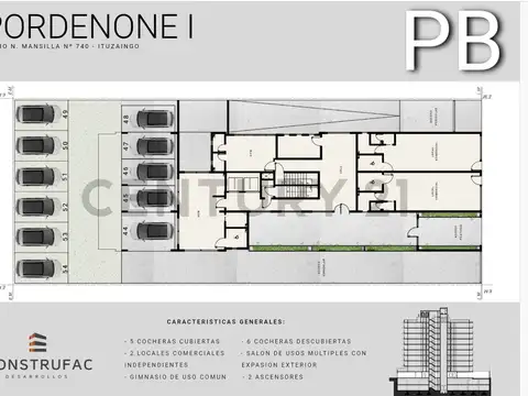Departamento Monoambiente con 1 baño