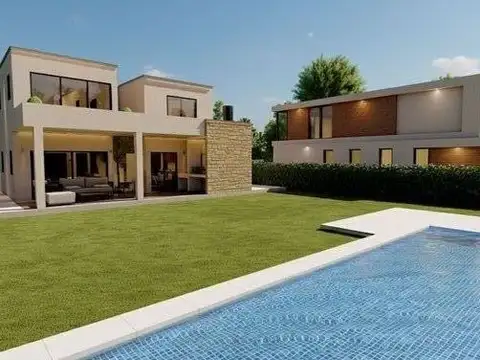 Pilar Barrio San Pablo Venta casa estrenar 5 ambientes pileta galeria 2 cocheras