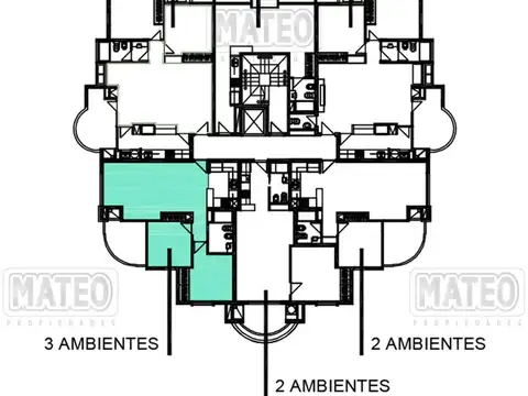 Departamento en Venta de 3 ambientes