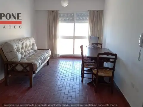 Departamento 2 ambientes con 1 baño
