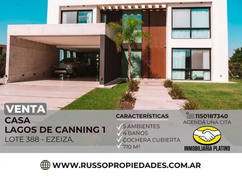 Venta Casa 5 Ambientes, Lagos de Canning