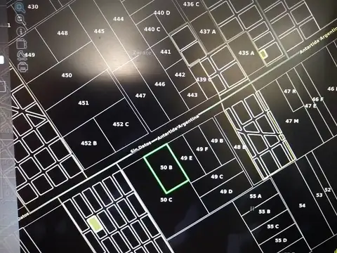 4 hectareas sobre calle Antartida Argentina proximo Ruta 9