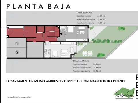Departamento en Venta en Agronomia, USD 265.000