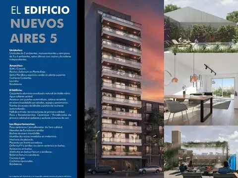 Departamento en el emprendimiento Fragata Sarmiento 62