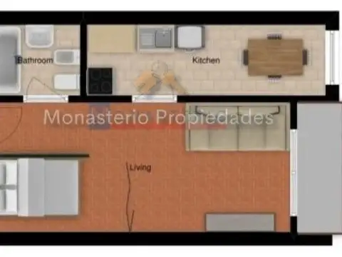 Departamento en Venta en Boca, USD 45.000