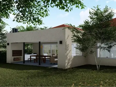 Casa 3 ambientes con 2 baños