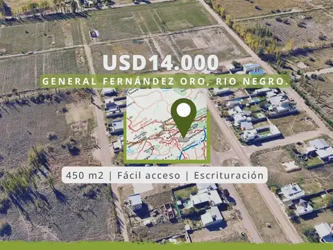 Terreno en General Fernandez Oro