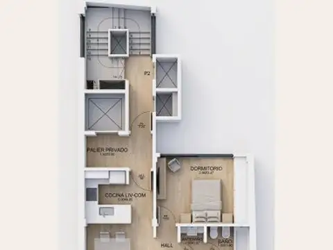 Departamento en Venta con 1 cocheras