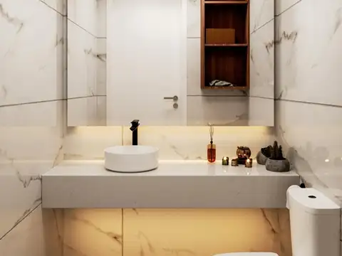 Departamento 2 ambientes con 1 baño