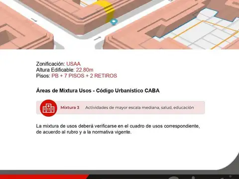 Terreno en Venta en Villa Urquiza, USD 345.000