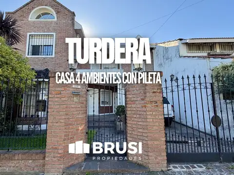 Casa de excelente calidad constructiva en Turdera