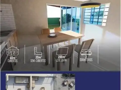 Depto Tipo Casa en Venta con 1 cocheras