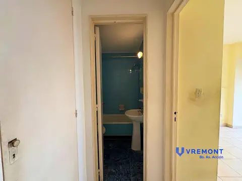 Departamento 2 ambientes con 1 baño