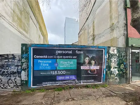 Terreno en Venta 34,64  mts Frente