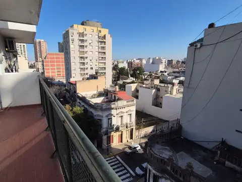 Departamento de 1 ambiente con Balcón en San Cristobal - Frente -  Vista Panorámica