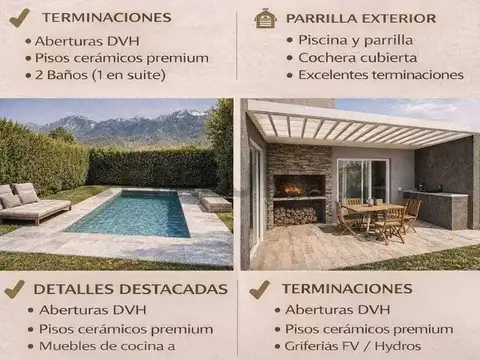 Casa en Venta en El Challao, USD 135.000