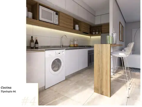 Departamento 2 ambientes con 1 baño