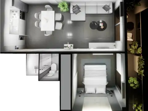 Departamento en Venta de 2 ambientes